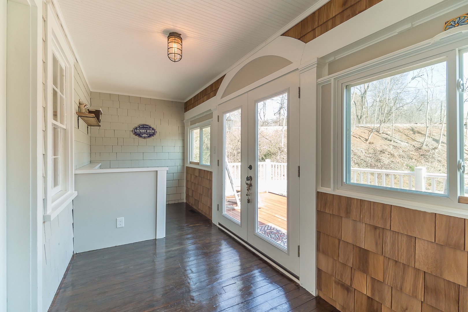 2353 Peachtree Street enclosed laundry and porch